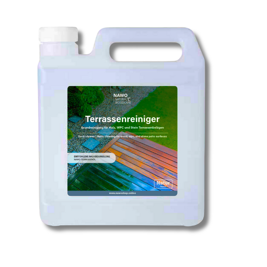 NAWO Terrassenreiniger (2,5 L) – Kraftvolle Reinigung für Holz, Stein & WPC im Außenbereich