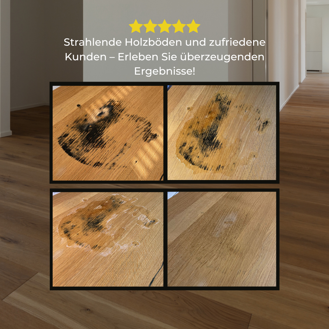 NAWO Holz Flecken Profi-Set – Effektive Komplettlösung zur Entfernung von Holzflecken