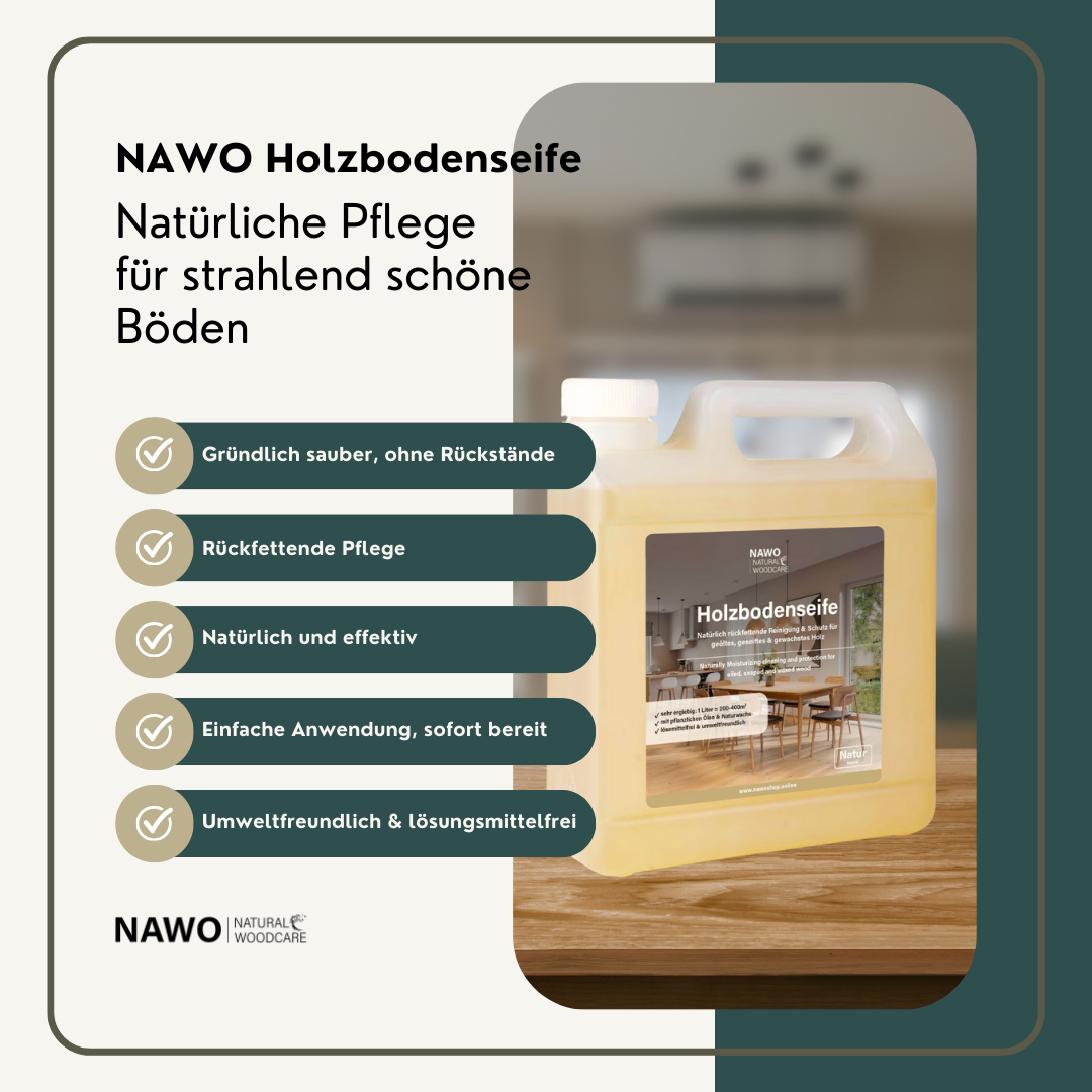 NAWO Holzbodenseife Weiß